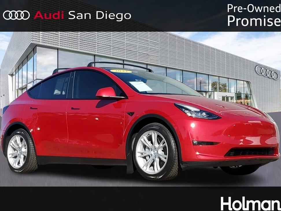 TESLA MODEL Y 2022 7SAYGAEE5NF414718 image